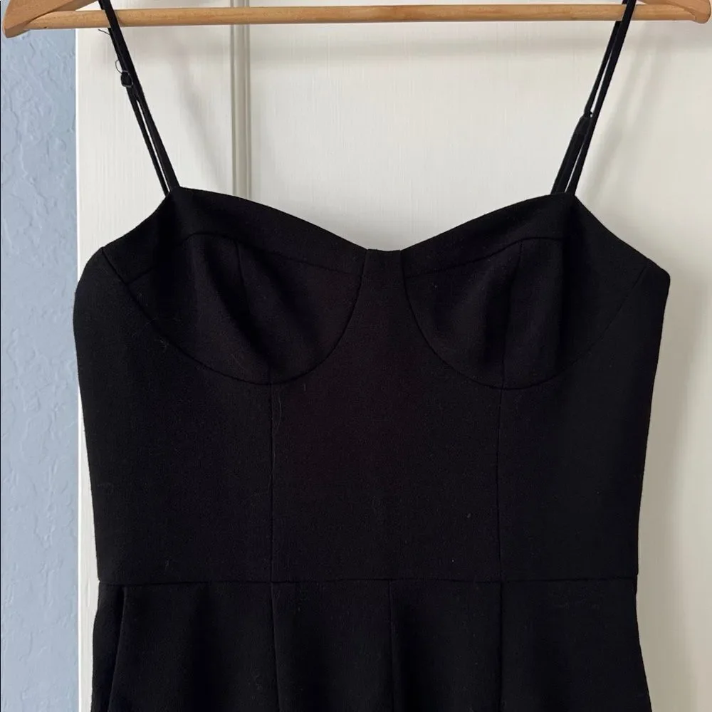 Haute Hippie Black BustierJumpsuit w/Pockets. Size 2 - Picture 3 of 13